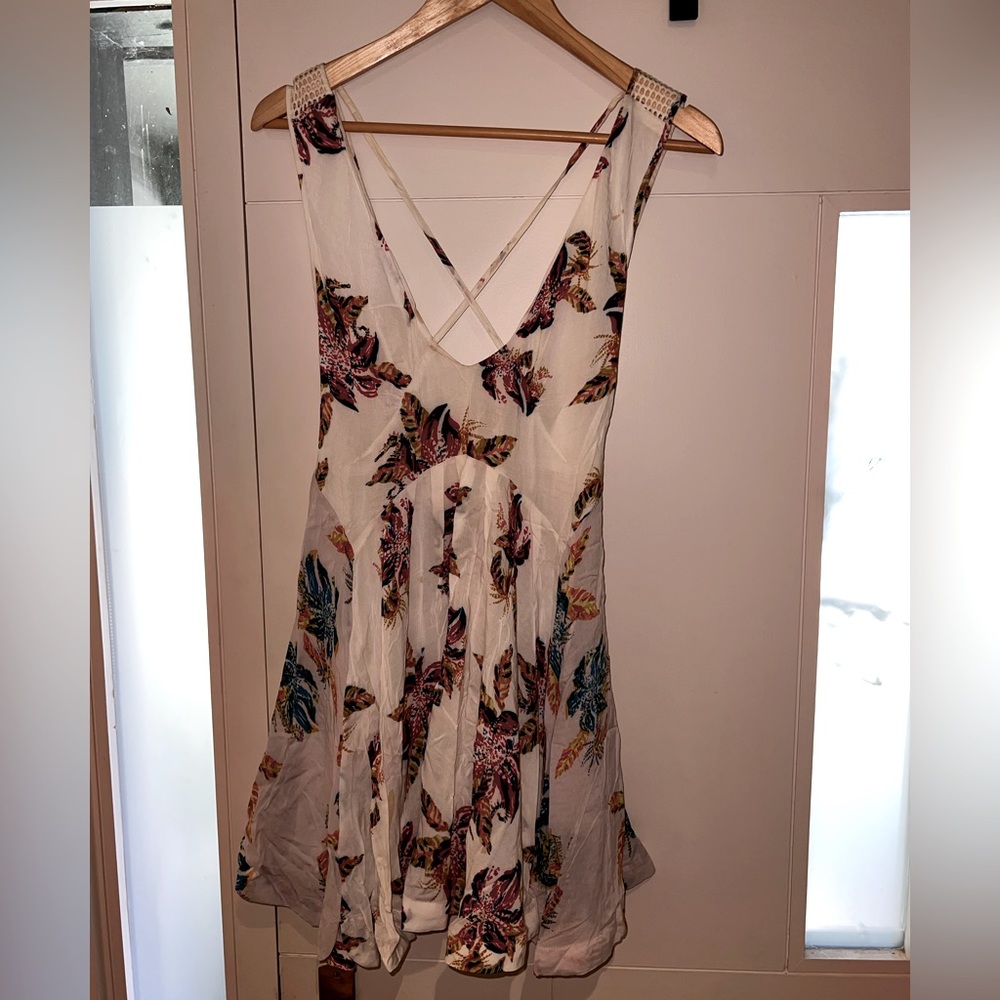 Free People Floral Mini Dress